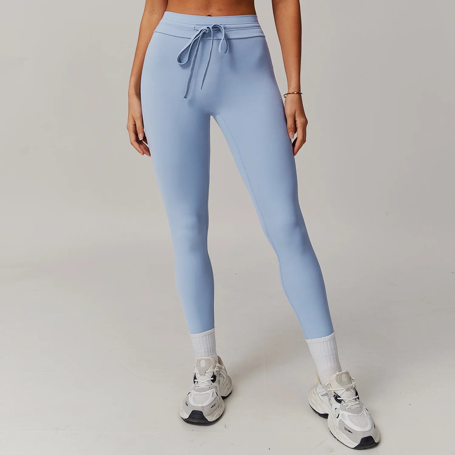 Women Gym Leggings Workout Yoga Sports Pant Stretchy High Waist Straps Leggings Fitness Tights Sports Push Up Activewear Pants