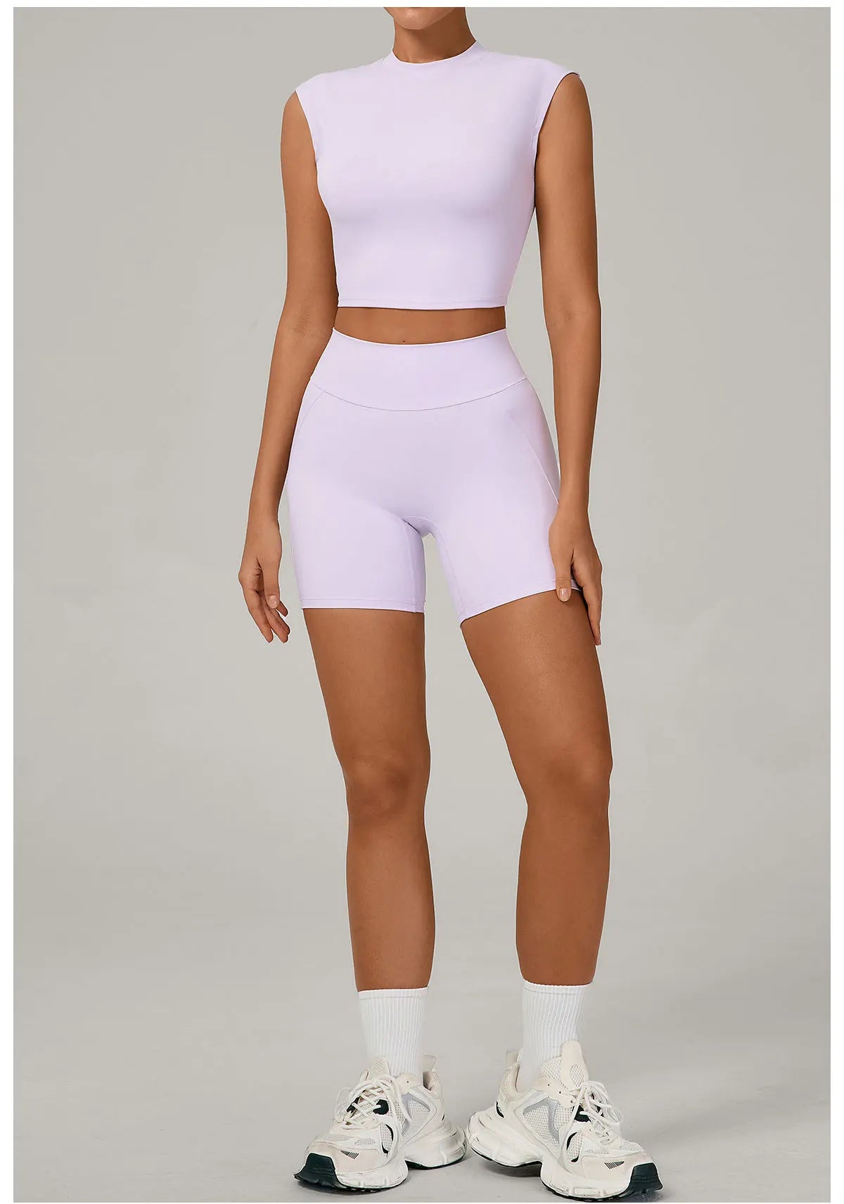 Yoga Sets Workout Sets Women Tracksuit 2 Pieces Gym Suits Yoga Short Sleeves High Waist Shorts Outfits Running Fitness Clothes