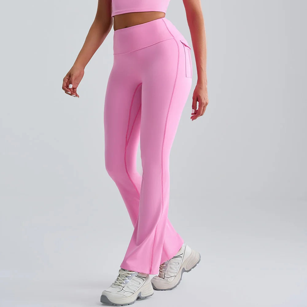 Sports Leggings Women Flares Leggings High Waist Tights Scrunch Butt Yoga Flares Pants Push Up Gym Leggings Women Yoga Clothes