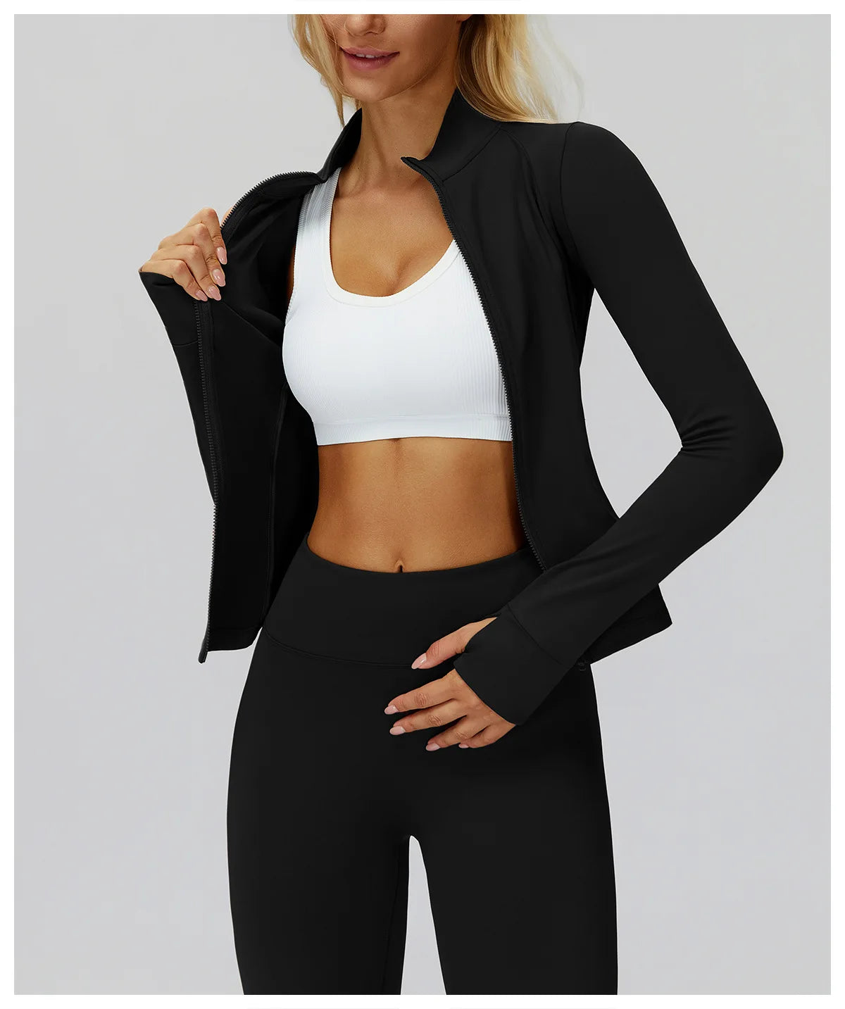 Yoga Set 2PCS Women Tracksuit Sportswear Workout Clothes Athletic Wear Gym Overalls Legging Fitness Top Long Sleeve Sports Suits