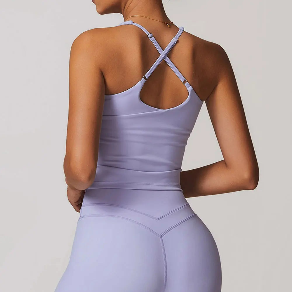 Sexy Women's Sports Bra Top Women Tight Elastic Gym Sport Yoga Bras Crop Top Yoga Clothes Stretch Women Sports Underwear
