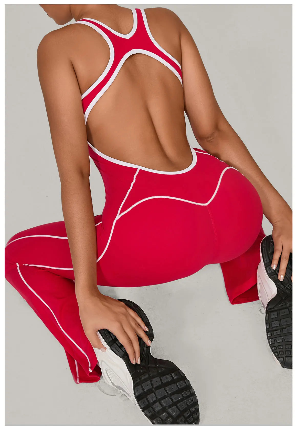 Gym Jumpsuit Women's Rompers Fitness Suit Running Sports Overalls for Woman Tracksuit Yoga Clothing Scrunch Workout Sportswear