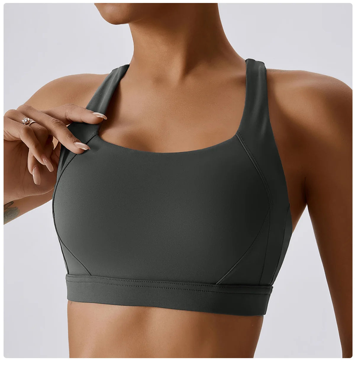 Breathable Sports Bra Shockproof Crop Anti-sweat Fitness Top Women Yoga Bra Push Up Sport Gym Running Workout Top Soft Underwear