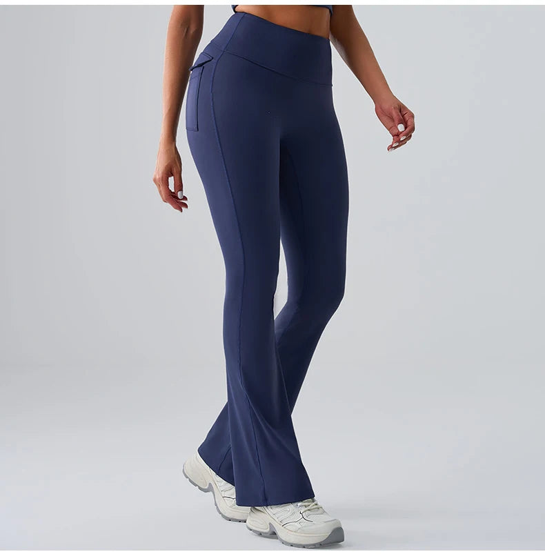 Sports Leggings Women Flares Leggings High Waist Tights Scrunch Butt Yoga Flares Pants Push Up Gym Leggings Women Yoga Clothes