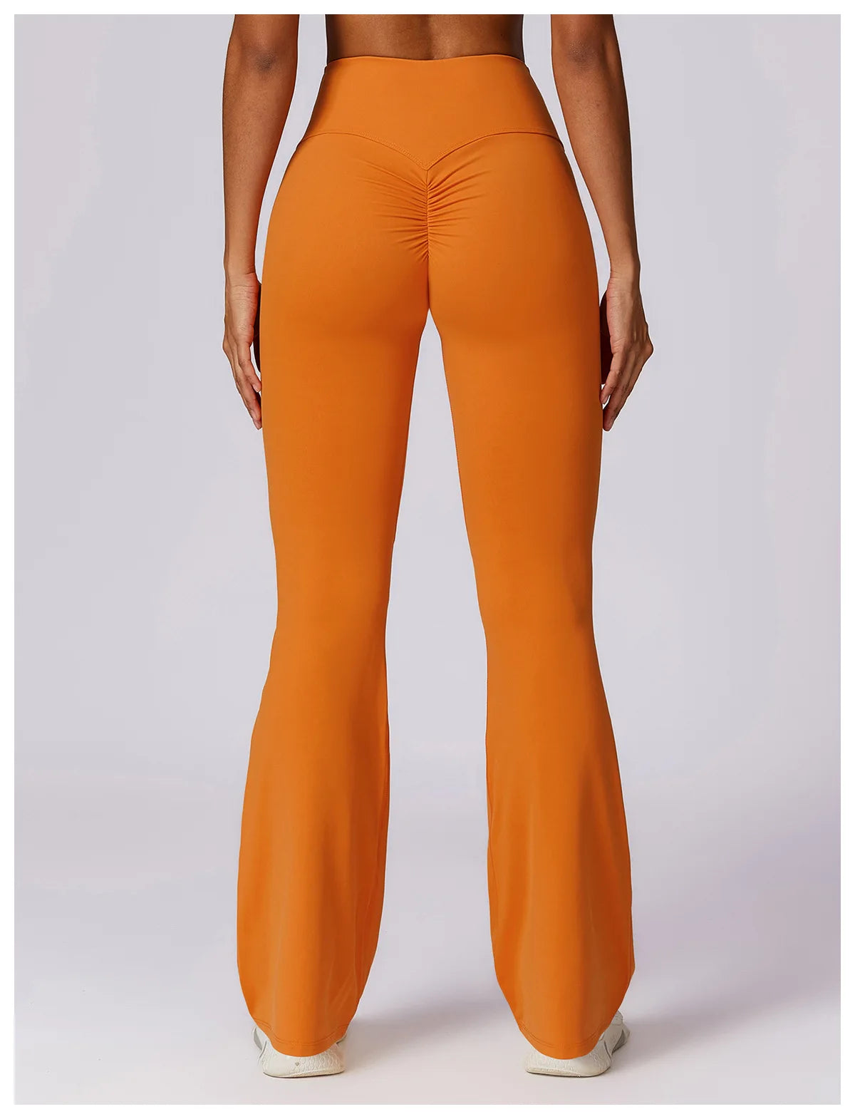 Yoga Bell-bottoms Tight Scrunch Butt Lifting Dance High Waist Tights Women Sport Pants Gym Running Breathable Fitness Leggings