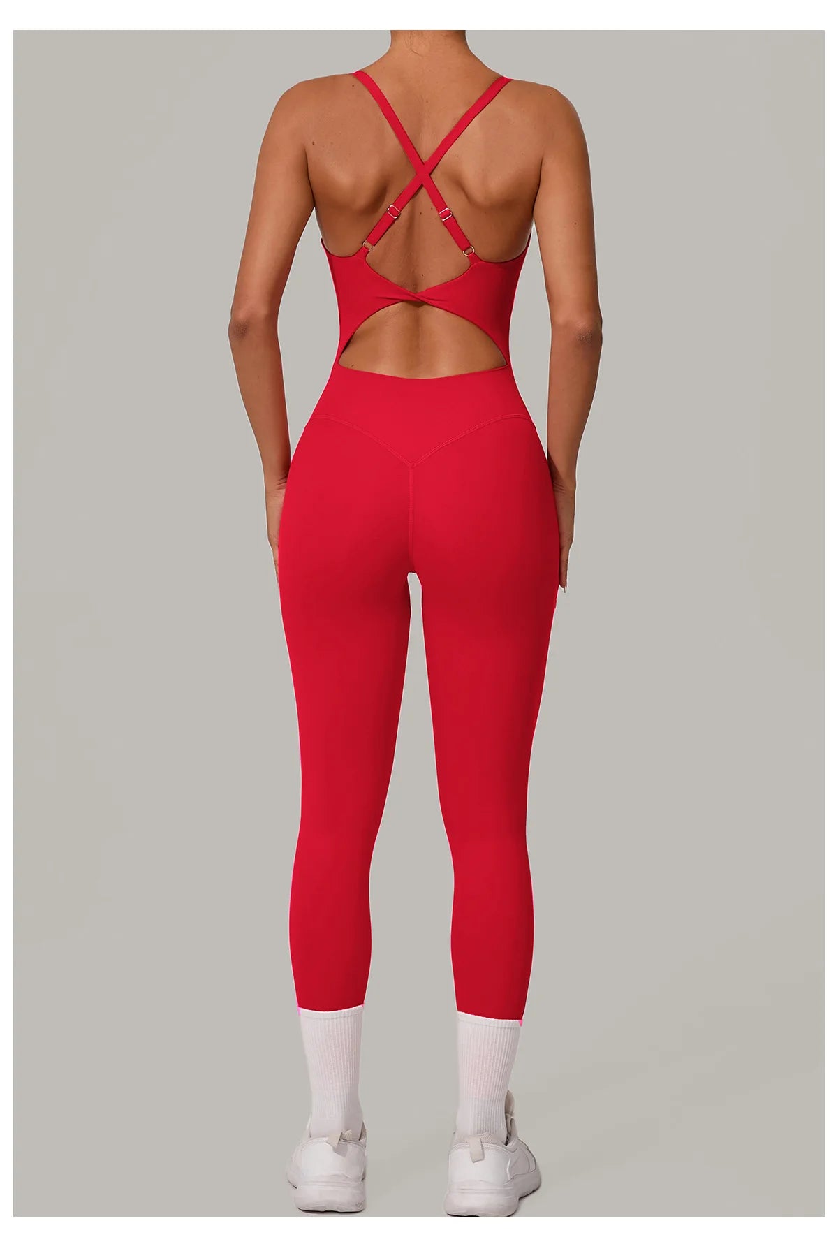Yoga Set Women Tracksuit Sexy Backless One-piece Suit Female Rompers Quick Dry Yoga Clothing Workout Bodysuits Sports Jumpsuit