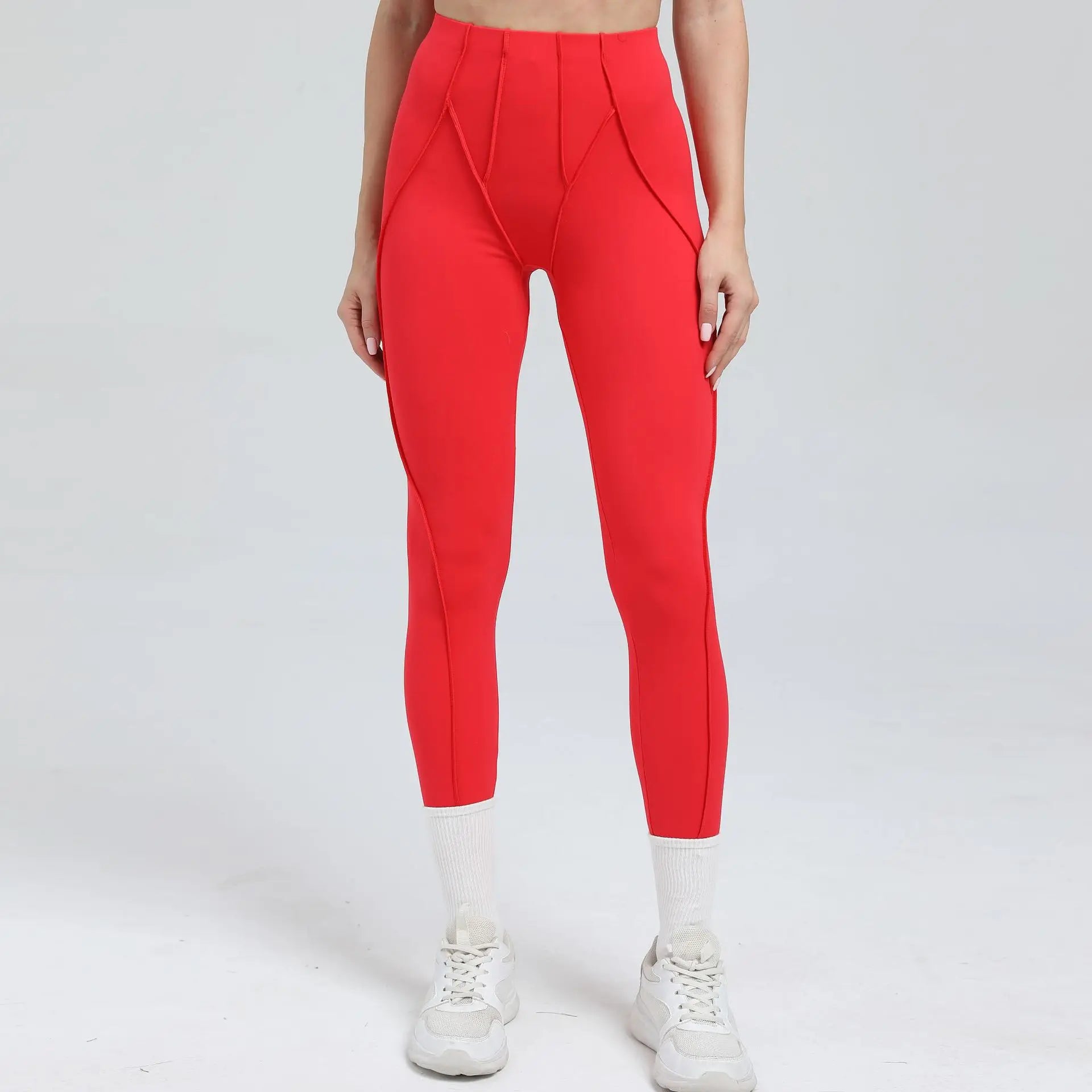 Women Leggings Gym Yoga Pants High Waist Leggings Tights Running Cycling Pants Breathable Sports Seamless Stretchy Yoga Pants