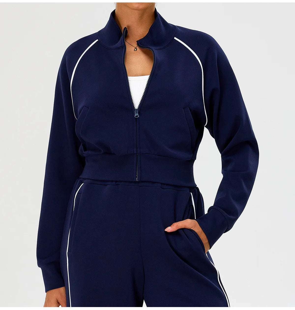 Women's Yoga Long Sleeve Sports Jacket Zip Fitness Yoga Shirt Slim Fit Gym Top Activewear Running Coats Workout Cycling Clothes