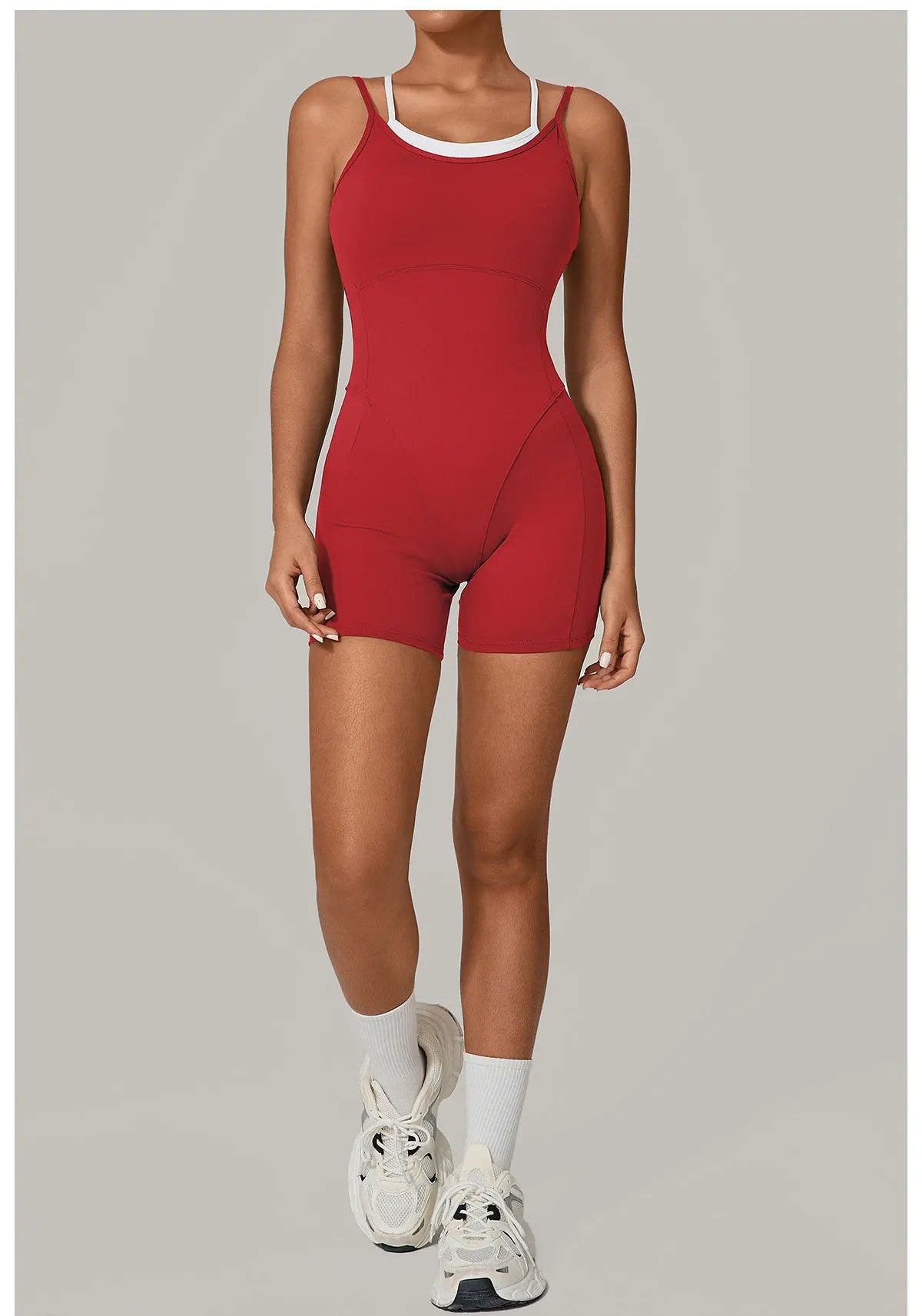 Short Sports Jumpsuit Sleeveless Gym Set Women Tracksuit Yoga Clothes Rompers Workout One-piece Suit Female Outdoor Bodysuits