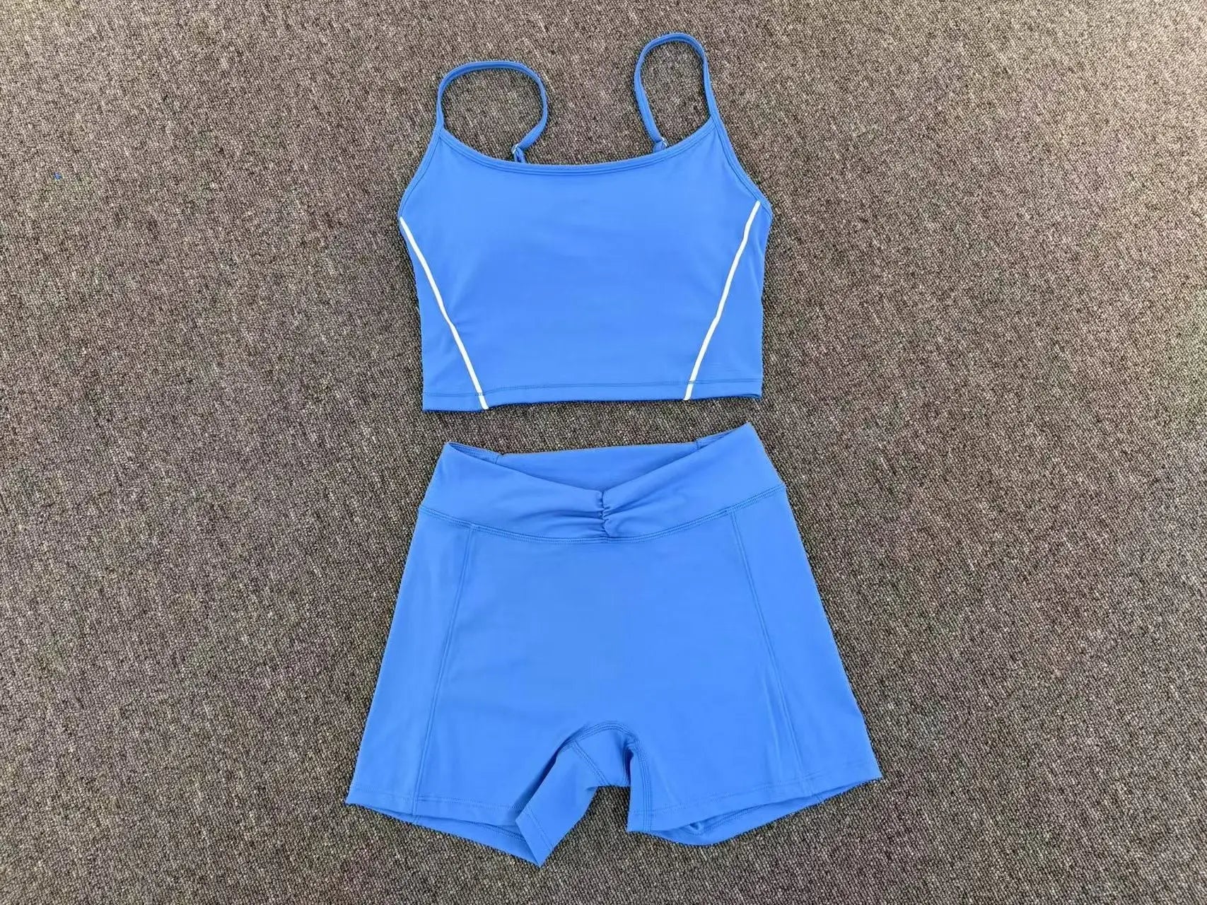 2 Pieces Yoga Sport Set Women Tracksuit Sports Bra Shorts Yoga Set Comfort Elastic Sportsuit Workout Outfit Fitness Gym Clothes