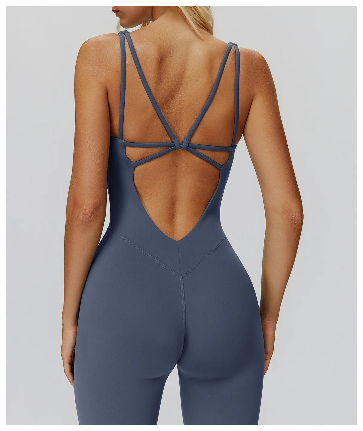 Women's Tracksuit Yoga Set Jumpsuits One Piece Fitness Rompers Sleeveless Sportswear Gym Set Push Up Bodysuits Workout Clothes