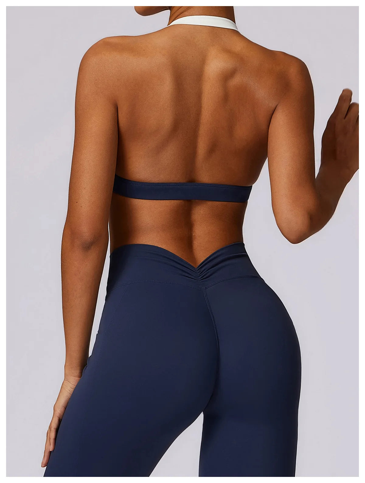 Women's Neck Hanging Back Beauty Yoga Bra Quick Drying Sports Underwear Gym Push Up Workout High-intensity Running Fitness Vest