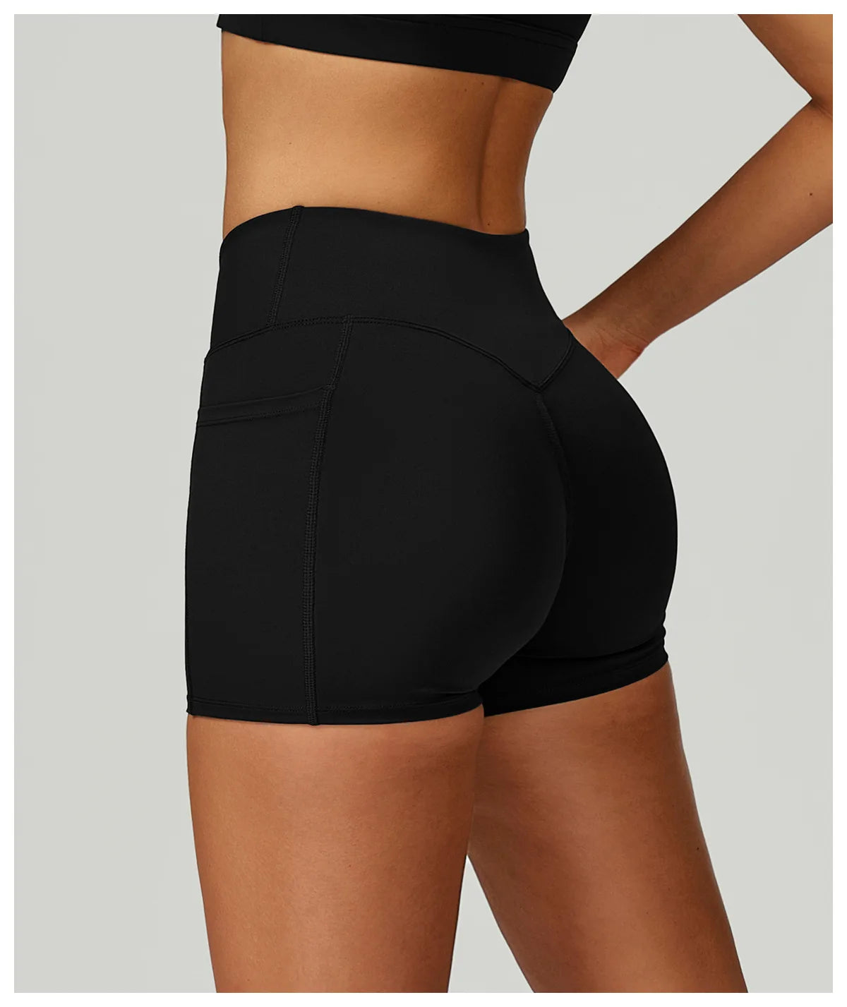 Cross Waist Head Yoga Shorts High Waist Workout Fitness Lift Butt Fitness Tights Gym Running Body Shaper Pants Casual Sportswear