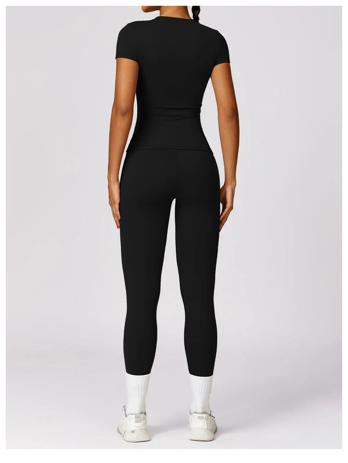 Yoga Shirts Women Top Quick Dry Running Tops Tights Push Up Workout Gym Clothes Female Short Sleeve Fitness Sports T-Shirts