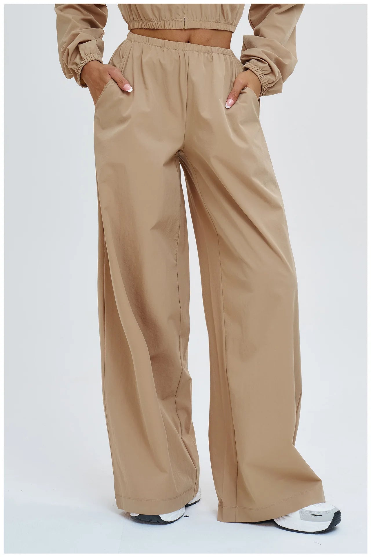 Yoga Pants For Women Sun Protection Sports Pants Loose Wide Leg Pocket Sports Pants Outdoor Cycling Hiking Casual Pants Women