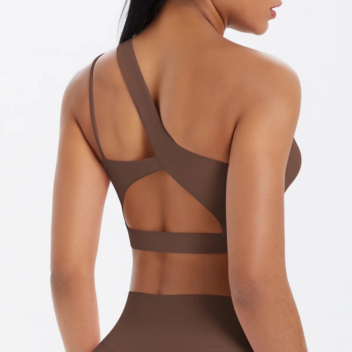 Sports Bra Women Push Up Fitness Bras One Shoulder Underwear Shockproof Yoga Bra Workout Bra Yoga Running Bra Sexy Vest