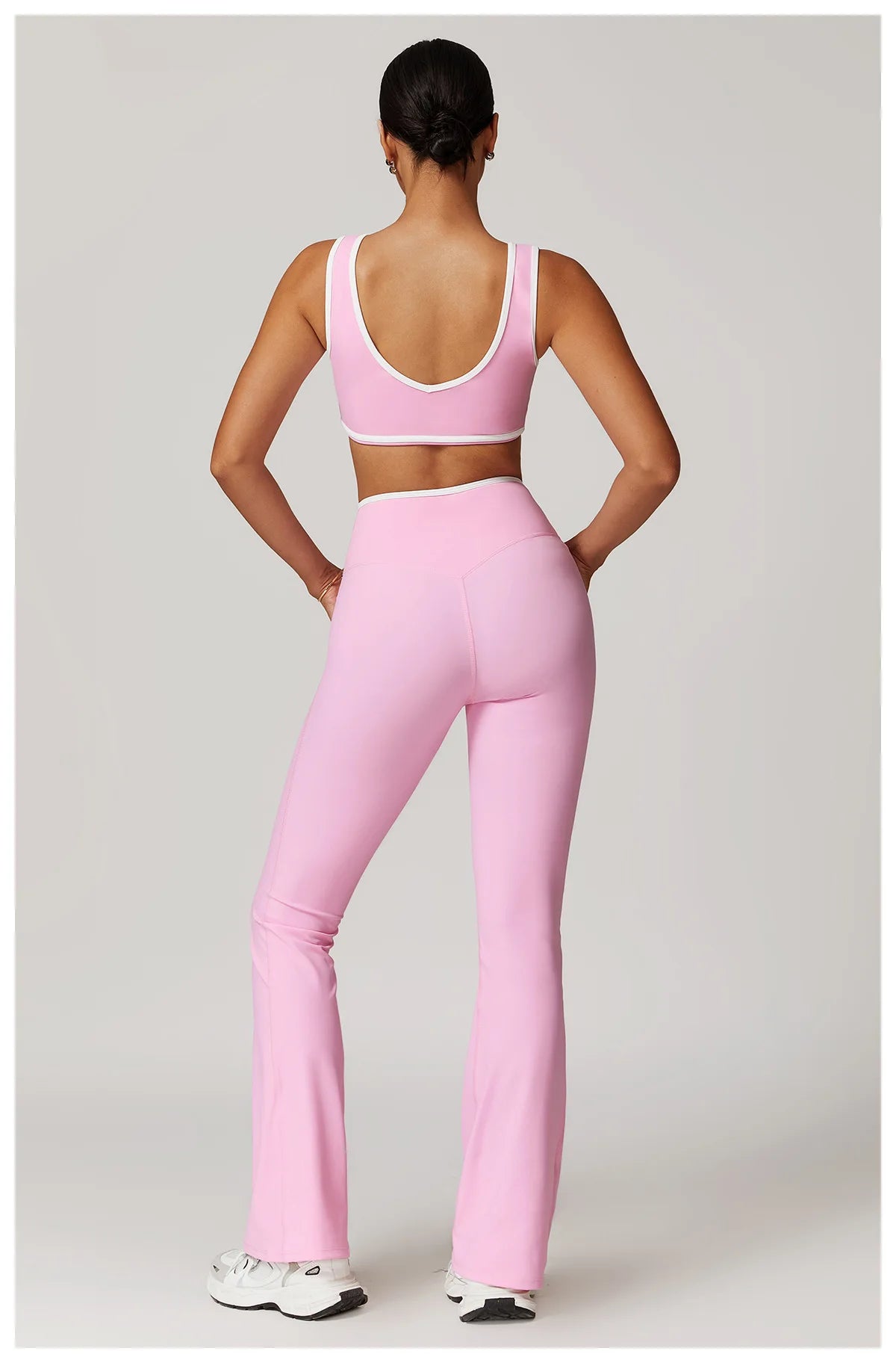 Bell-bottoms Female Leggings Tights High Waist Sexy V-shaped Waist Fitness Pants Women Gym Workout Leggings Running Yoga Legging