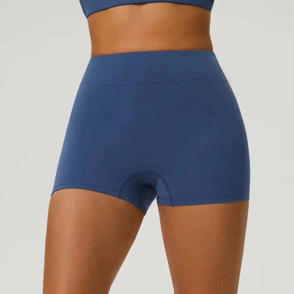 Women Yoga Shorts High Waist Workout Shorts Fitness Yoga Lift Butt Fitness Ladies Yoga Gym Running Impact Short Pants Sportswear