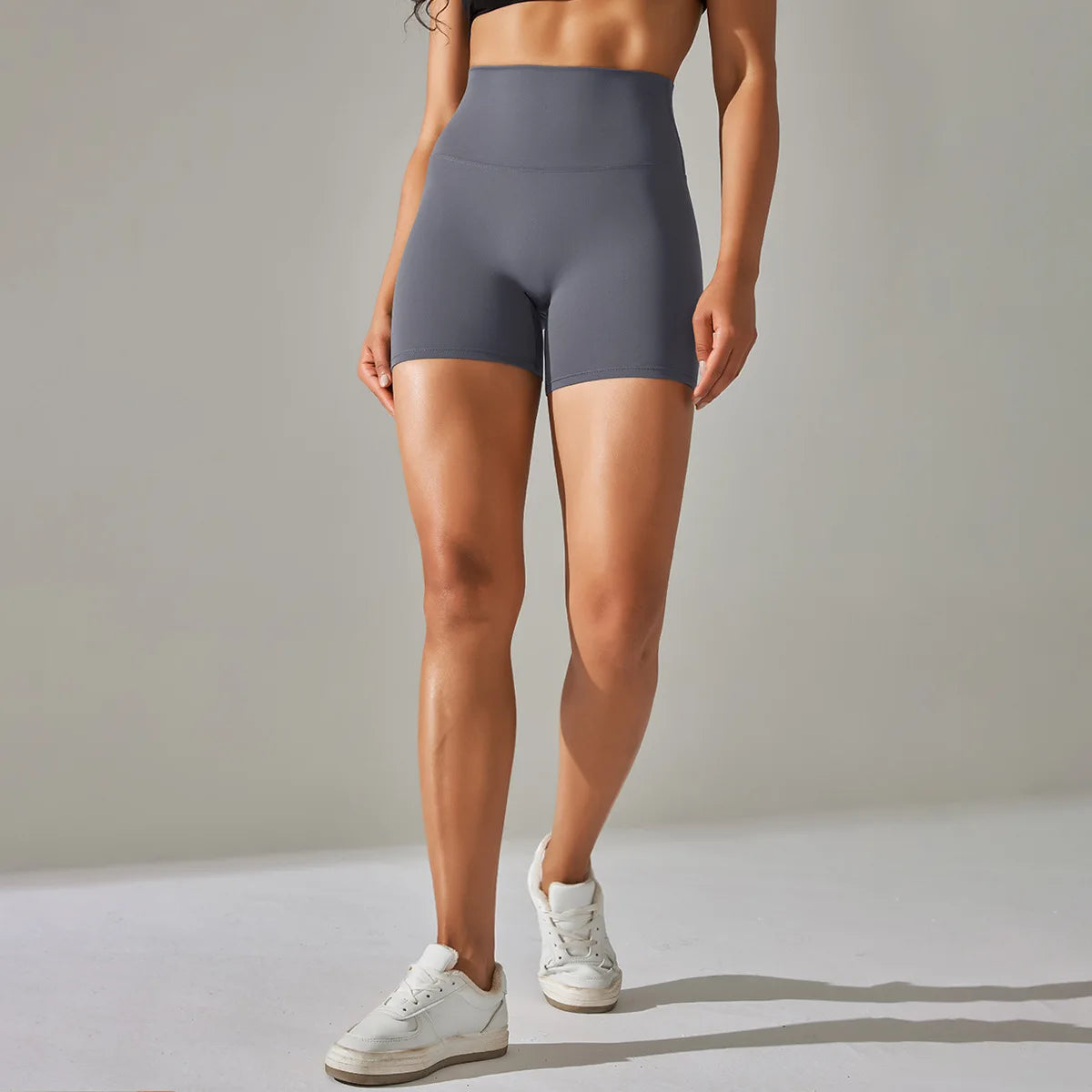 Seamless Yoga Shorts Women Fitness Shorts Running Cycling Shorts Breathable Sports Leggings High Waist Summer Workout Gym Shorts