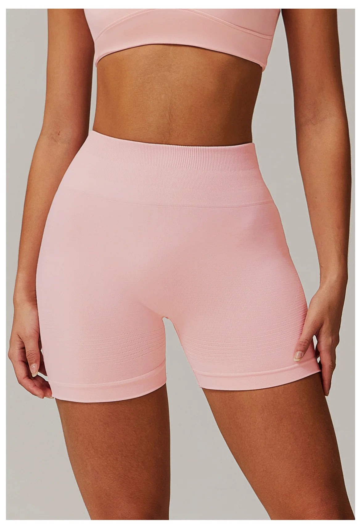 Seamless Women Yoga Shorts High Waist Workout Shorts Fitness Yoga Lift Butt Fitness Ladies Yoga Tights Gym Running Short Pants