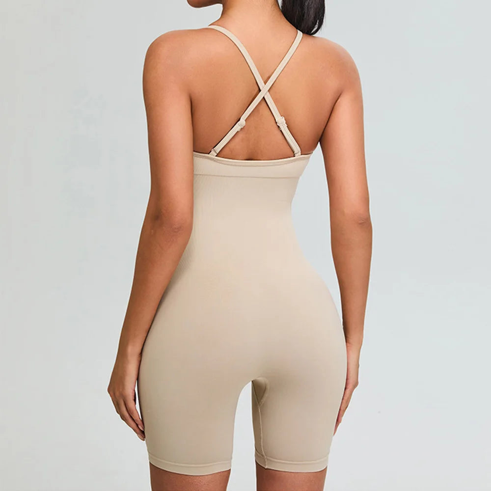 Women Gym Clothes Jumpsuit Fitness Rompers Suit Short Sets Sports Overalls for Woman Tracksuit Yoga Clothing Workout Sportswear