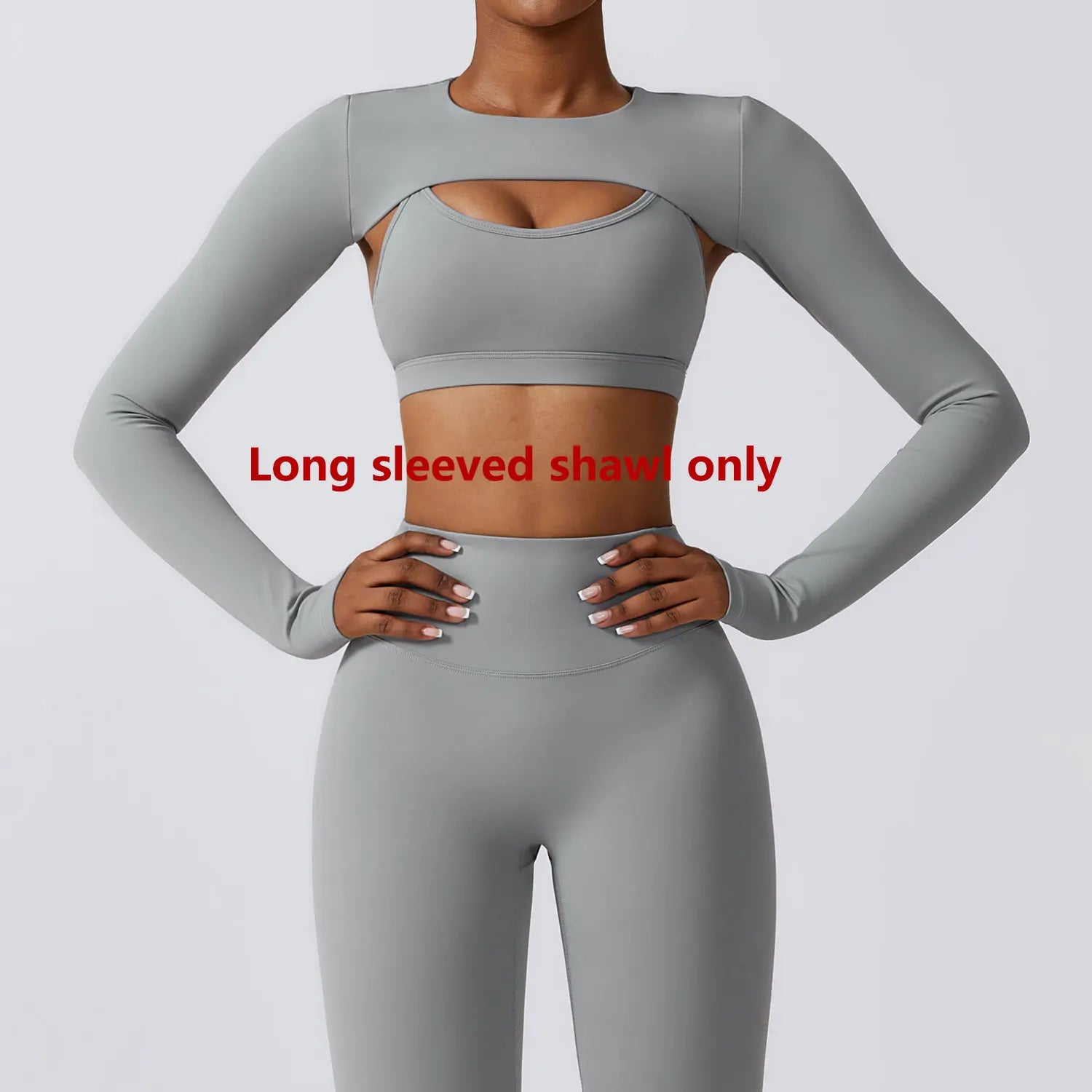 Sports Camisole Yoga Long Sleeved 1 Piece Shawl Yoga Top Nude Fitness Yop Gym Push Ups Workout Tops Running Sports Smock