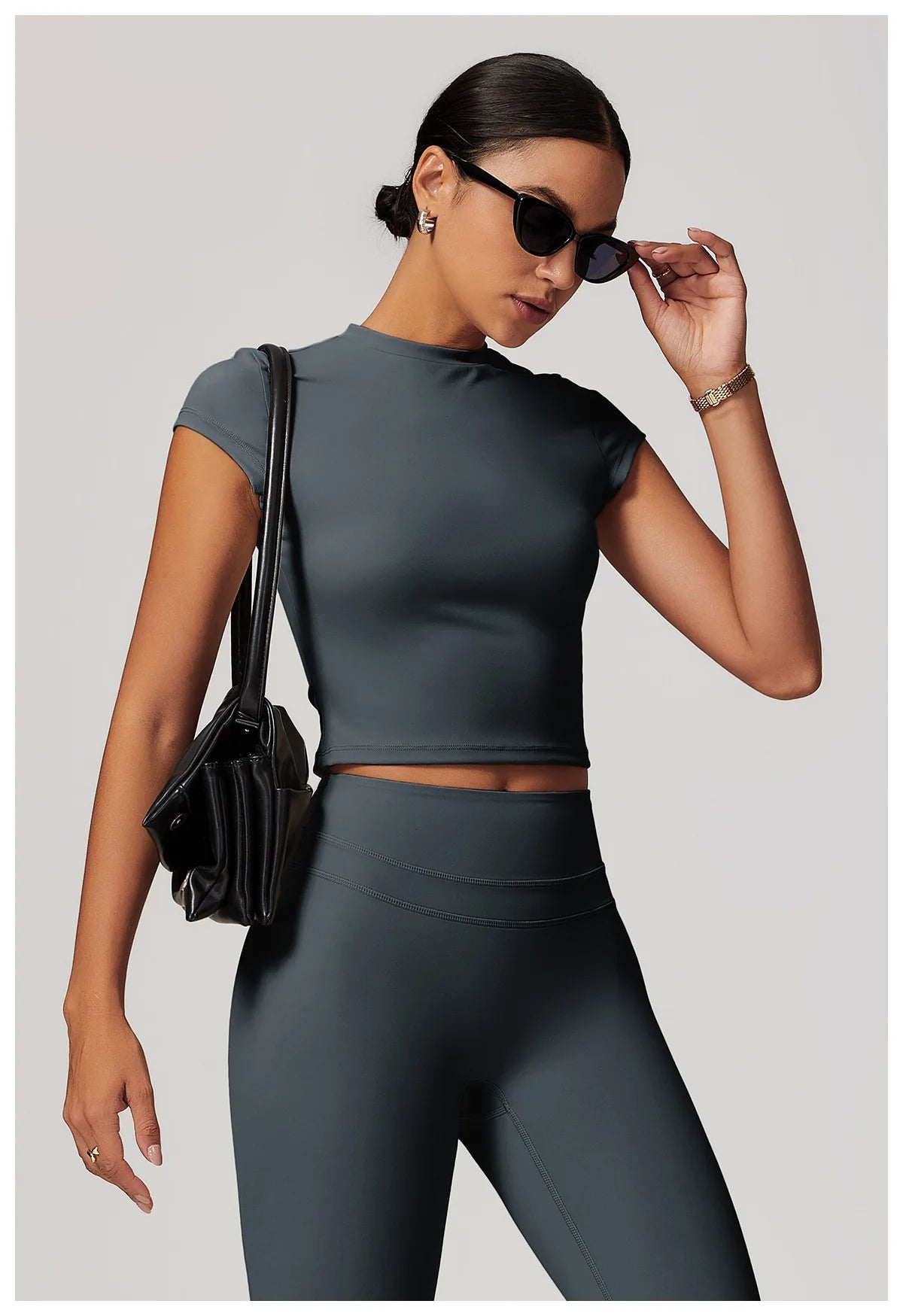 Women Clothes Yoga Top Sport T Shirt Fitness Clothes Short Sleeve Yoga Shirt Gym Top Workout Running Active Wear Sport Top
