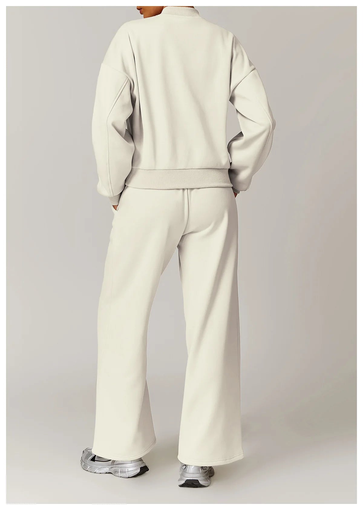 Winter Plush Loose Sports Sweatpants for Women Straight Leg Pants Warm Casual Pants Running Sports Pants for Women