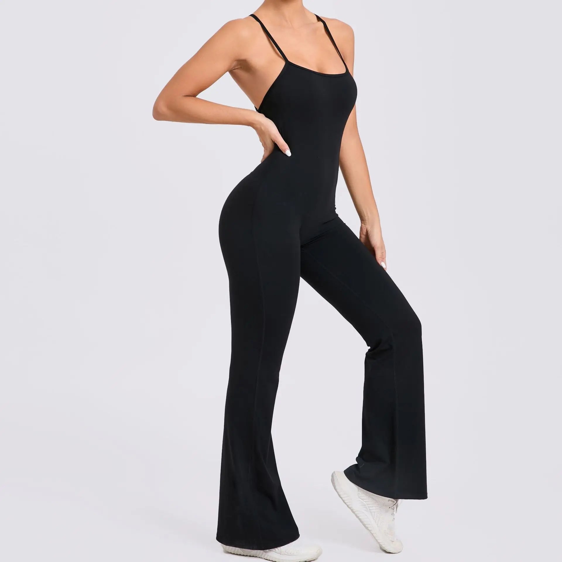 Workout Clothes Women Tracksuit Yoga Set Backless Jumpsuits One Piece Fitness Workout Rompers Sportswear Push Up Gym Set