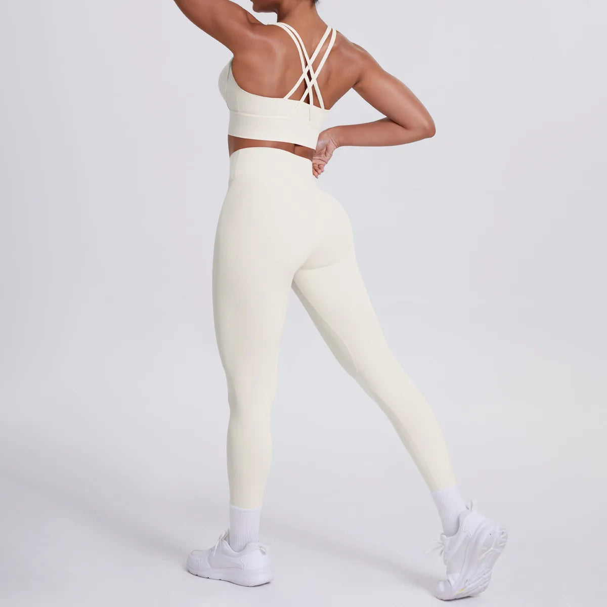 JJUREN Seamless Yoga Suit Women Tracksuit Sports Bra High Waist Leggings Yoga Outfit Gym Set Fitness Workout Clothes Sportswear