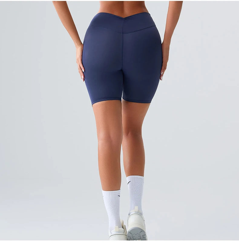 Sports Short Women Yoga Shorts High Waist Breathable Soft Fitness Tight Women Yoga Legging Shorts Cycling Athletic Gym Shorts