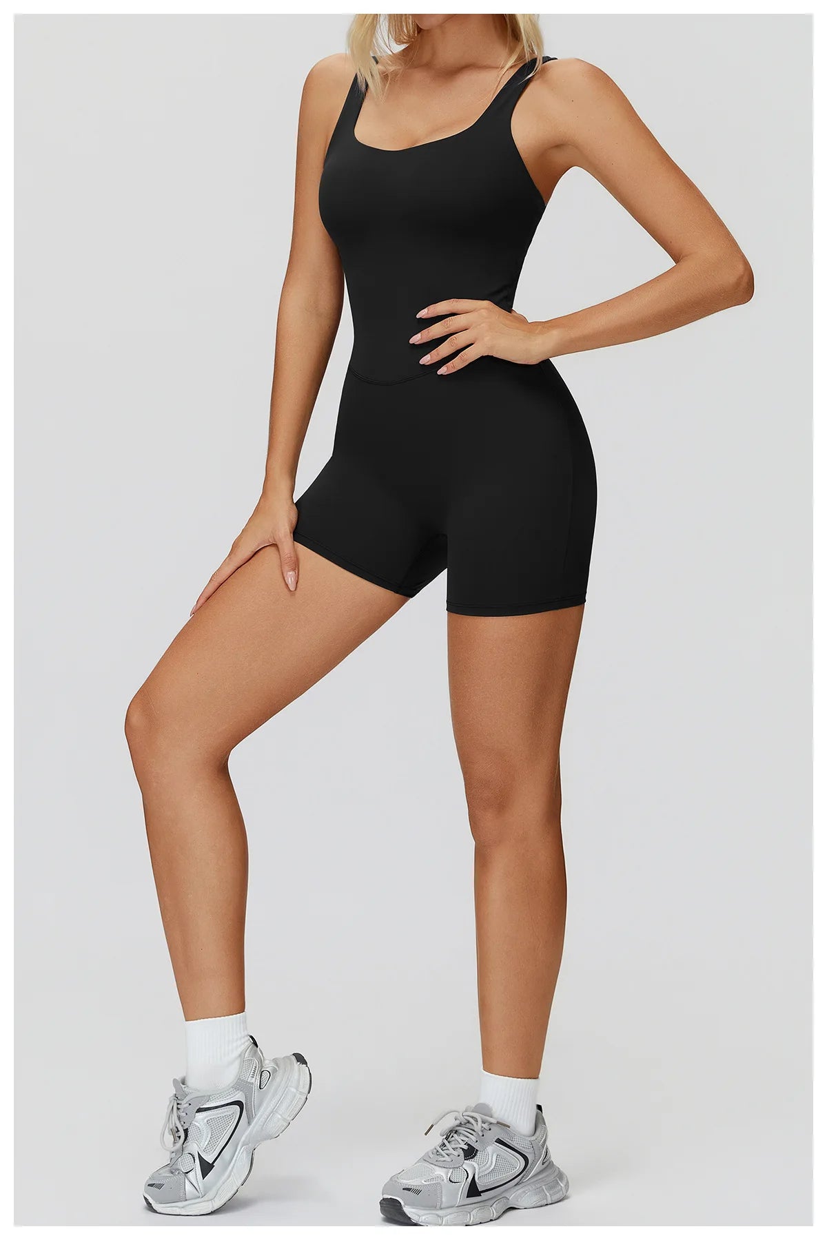 Jumpsuit Women's Short Tracksuit Yoga Set One-Piece Sportswear Push Up Gym Workout Clothes Fitness Stretch Bodysuit Yoga Suit