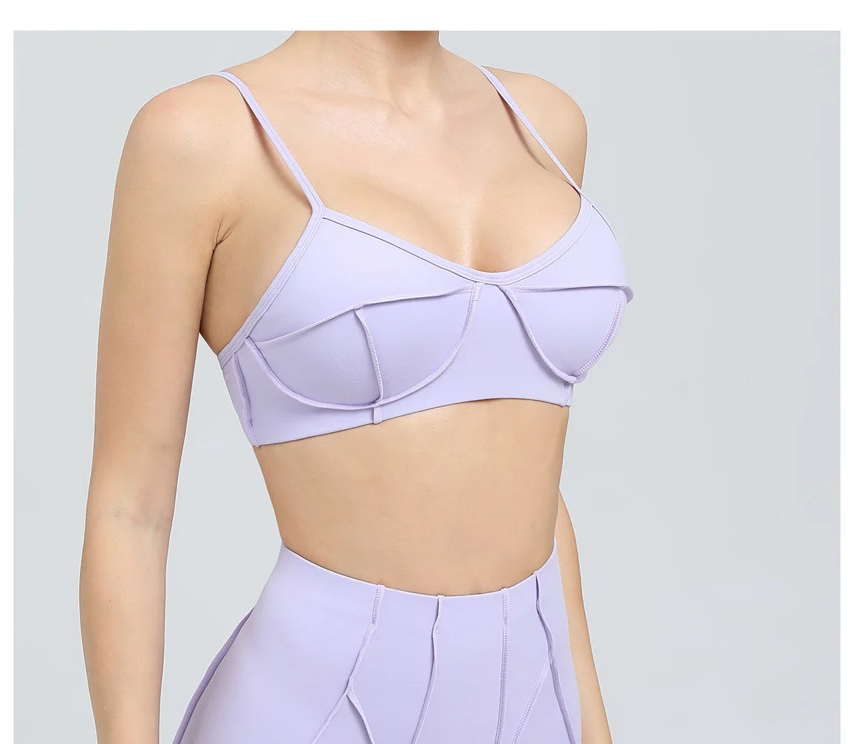 Sports Bra Anti-Sweat Fitness Top Women Yoga Bra Shockproof Crop Top Push Up High Strength Sport Bra Breathable Gym Workout Top