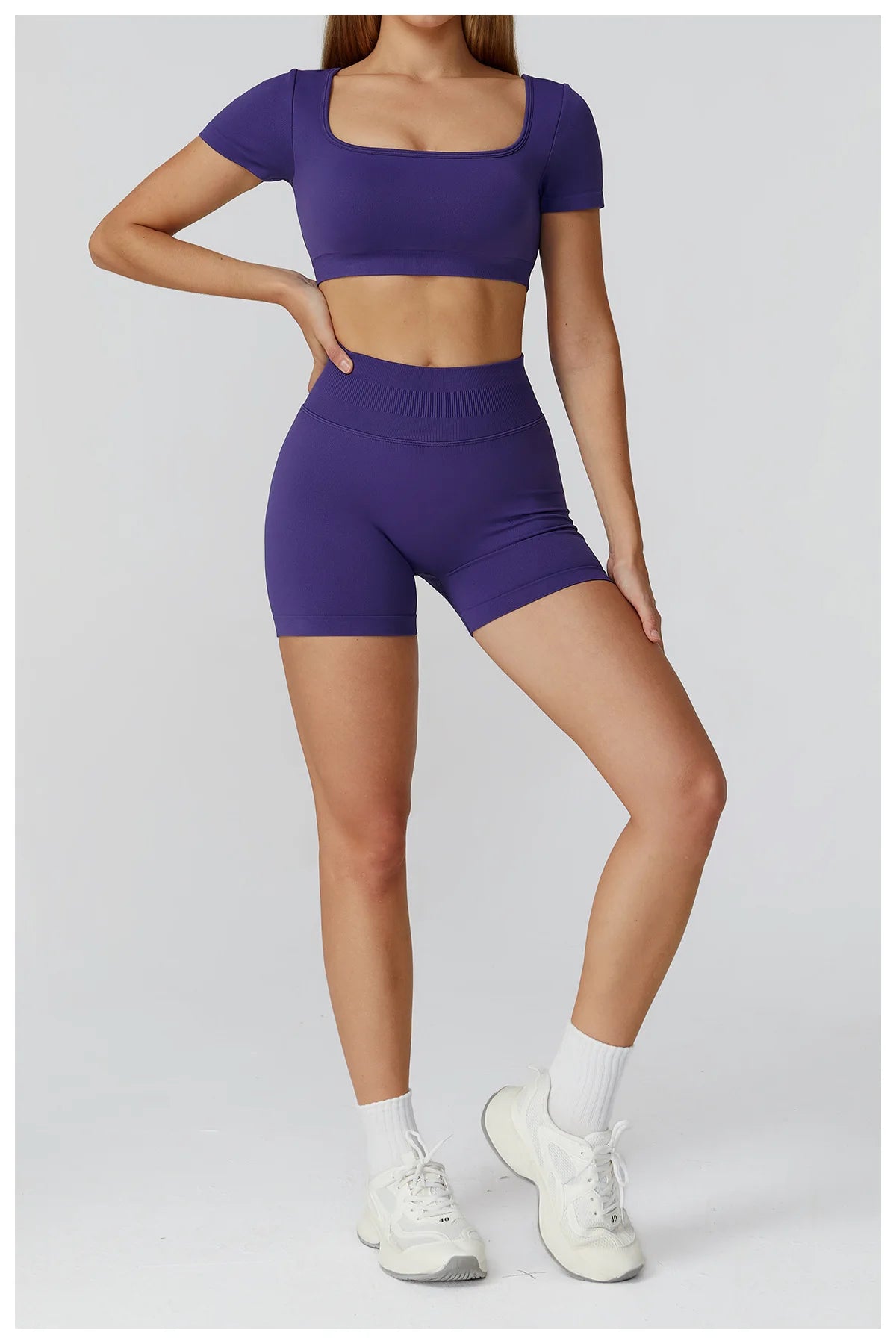 Seamless Running Impact Sports Shorts Women Buttock Lift Gym Leggings Women Cycling Slim Workout Shorts High Waist Yoga Shorts