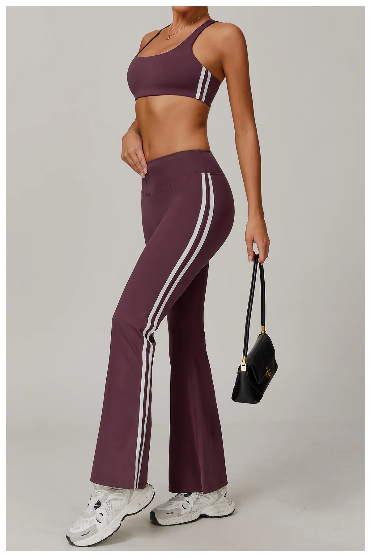 Wide Leg Pants Women Gym Leggings Yoga Pants High Waist Tights Lifting Leggings Pants Women Sports Clothing Fitness Bell-bottoms