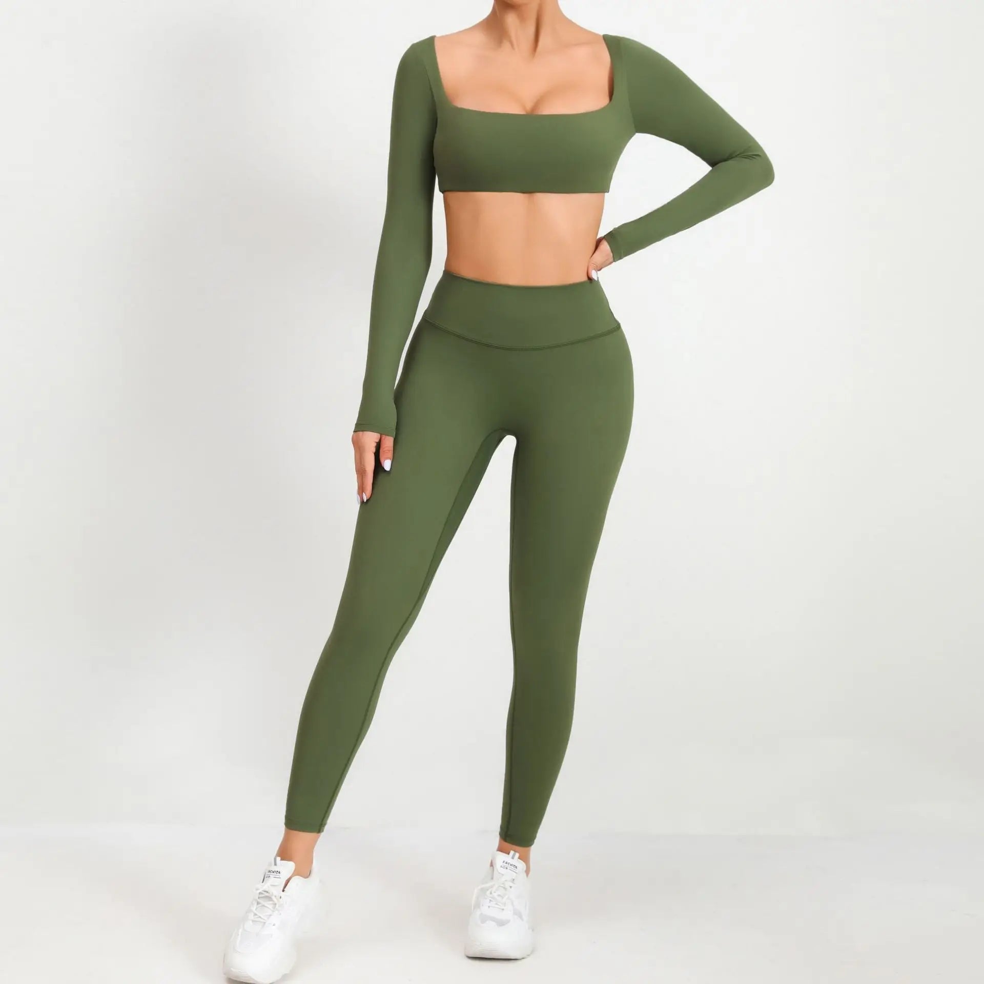 New Sport Shirt Women Clothes Sportswear Long Sleeve T-shirt for Fitness Yoga Wear Ladies Crop Top Gym Workout Top with Cups