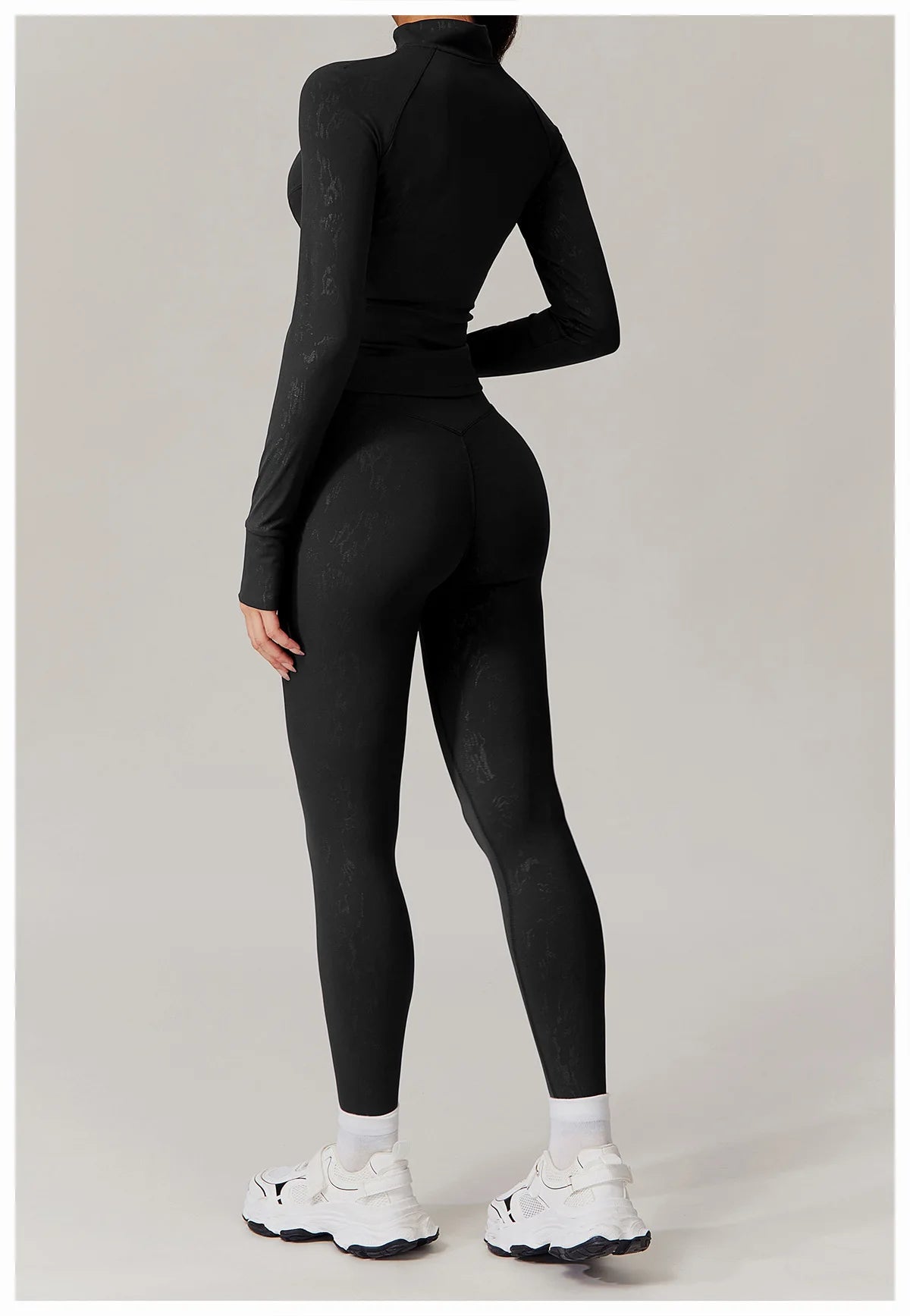 Zipper Jacket Women Yoga T-shirts Crop Tops Solid Sports Top Long Sleeve Running Shirts Sexy Quick Dry Fitness Gym Sport Wear