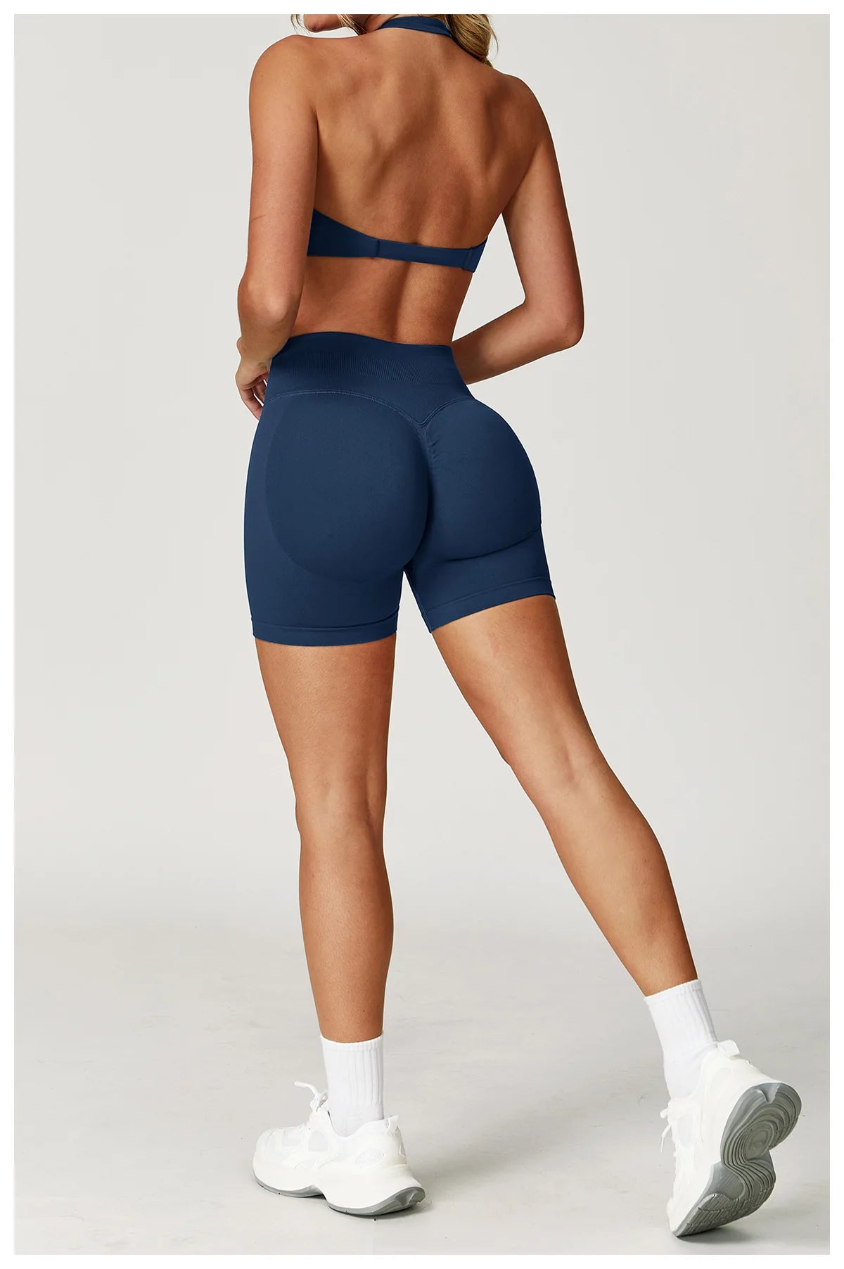 2PCS Yoga Suit Sports Set Women Gym Set Women Tracksuit Running Workout Long Sleeve Sports Shirt Yoga Clothing Seamless Leggings