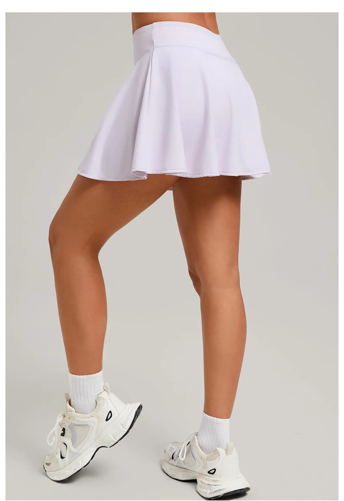 High Waisted Tennis Mini Skirt Women's Tennis Yoga Golf Sports Belt Safety Pants Pocket Comfortable and Breathable Sports Skirt