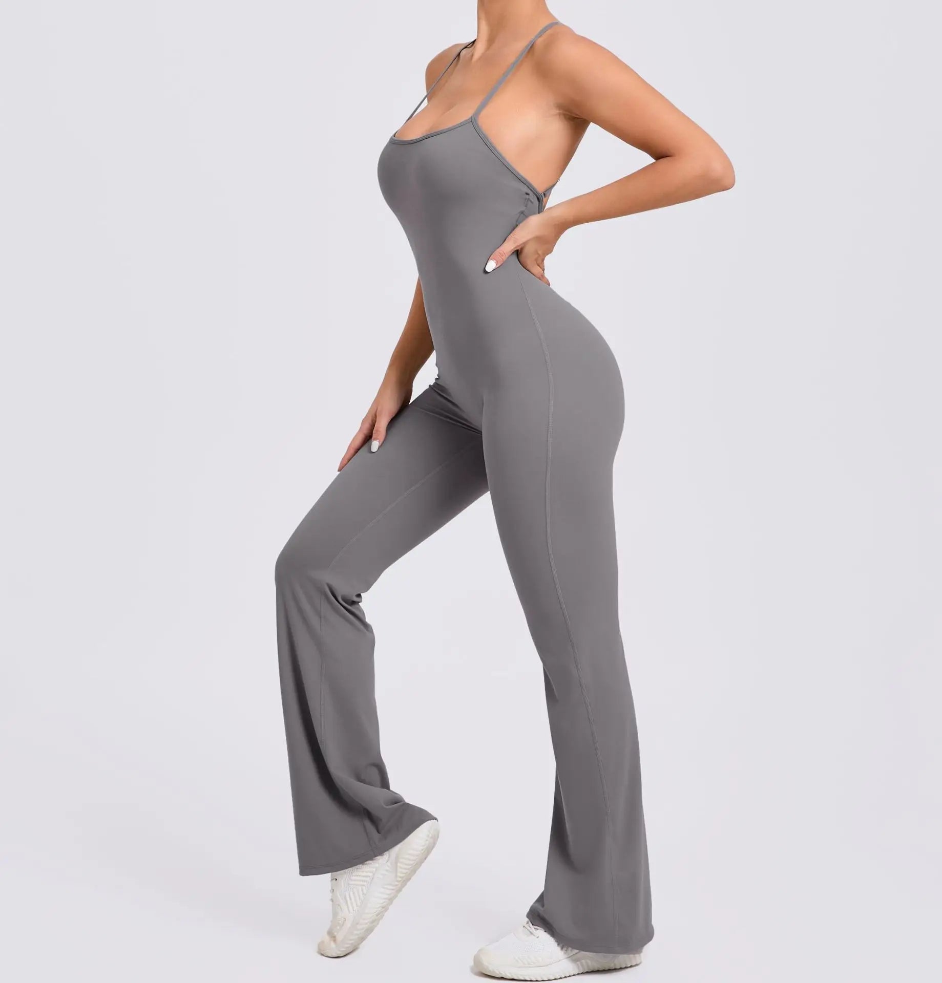 Workout Clothes Women Tracksuit Yoga Set Backless Jumpsuits One Piece Fitness Workout Rompers Sportswear Push Up Gym Set