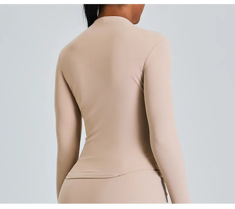 Yoga Shirts Women's Long Sleeve Top Running T-Shirt Push Up Workout Fitness Gym Sports Top Training Crop Top Solidcolor Clothes
