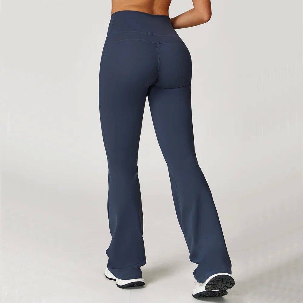 Impact Leggings Women Yoga Bell Bottoms Sports Yoga Pants Gym Clothes Fitness Workout Wear Tights Wide Leg Pants Flared Leggings
