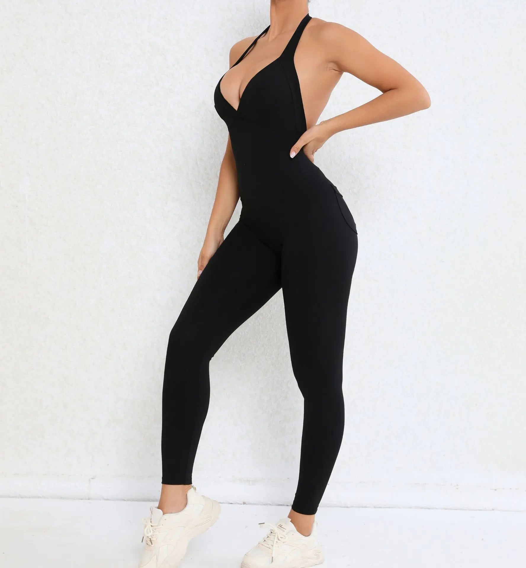 Women's Tracksuit Yoga Set Jumpsuits One Piece Bodysuits Fitness Rompers Sleeveless Sportswear Gym Set Workout Clothes