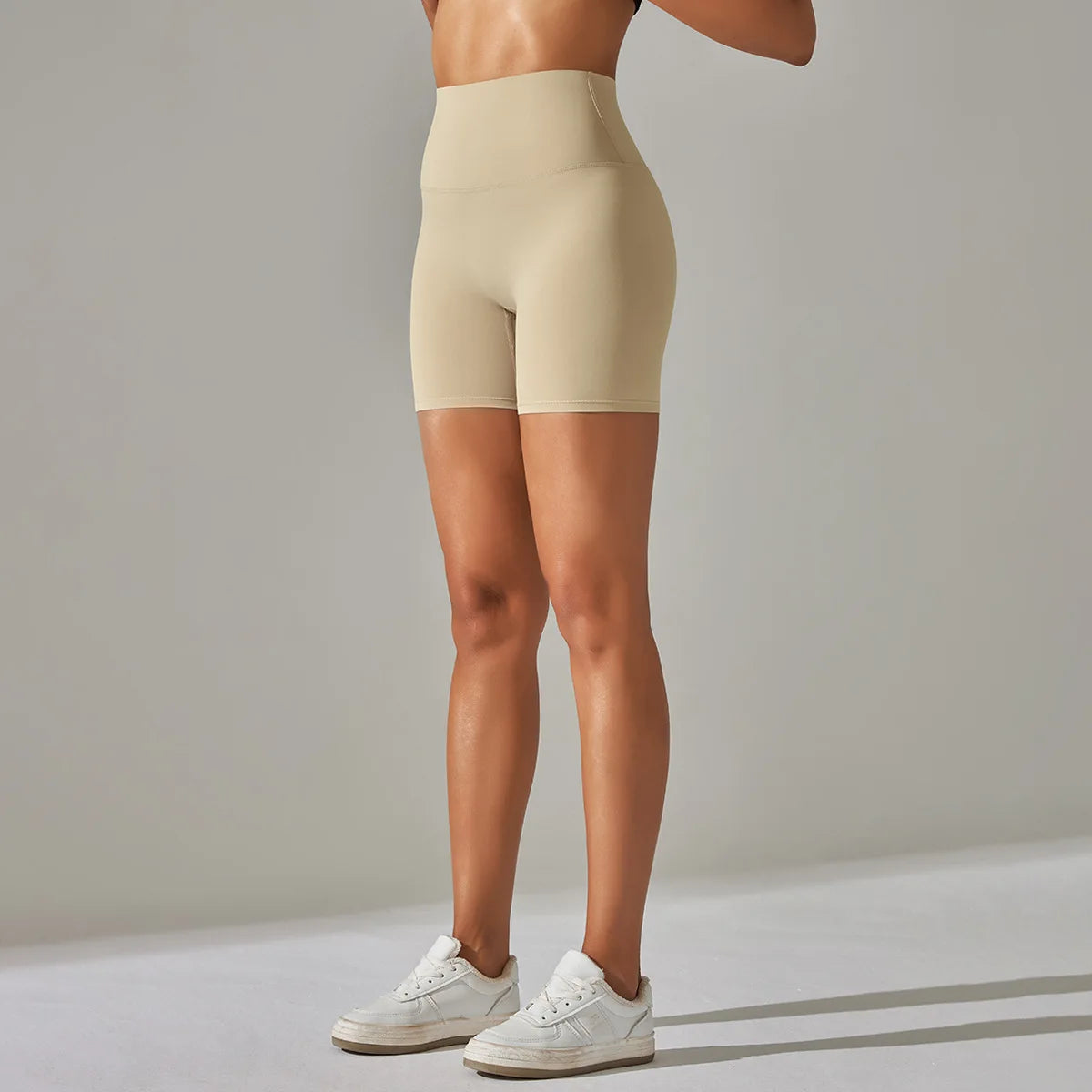 Seamless Yoga Shorts Women Fitness Shorts Running Cycling Shorts Breathable Sports Leggings High Waist Summer Workout Gym Shorts