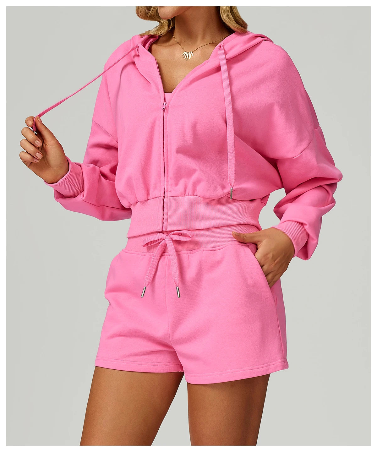 Winter Zipper Sports Hoodie for Women Hooded Long Sleeved Casual Loose and Versatile Hoodie Women Running and Fitness Sportswear