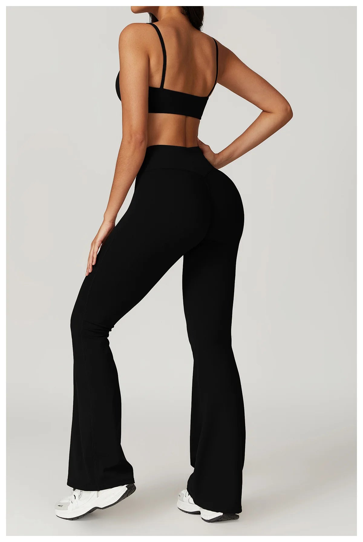 Flare Leggings Yoga Pants Women Bell-bottoms Yoga Tights High Waist Fitness Pants Stretch Gym Workout Sports Push Up Leggings