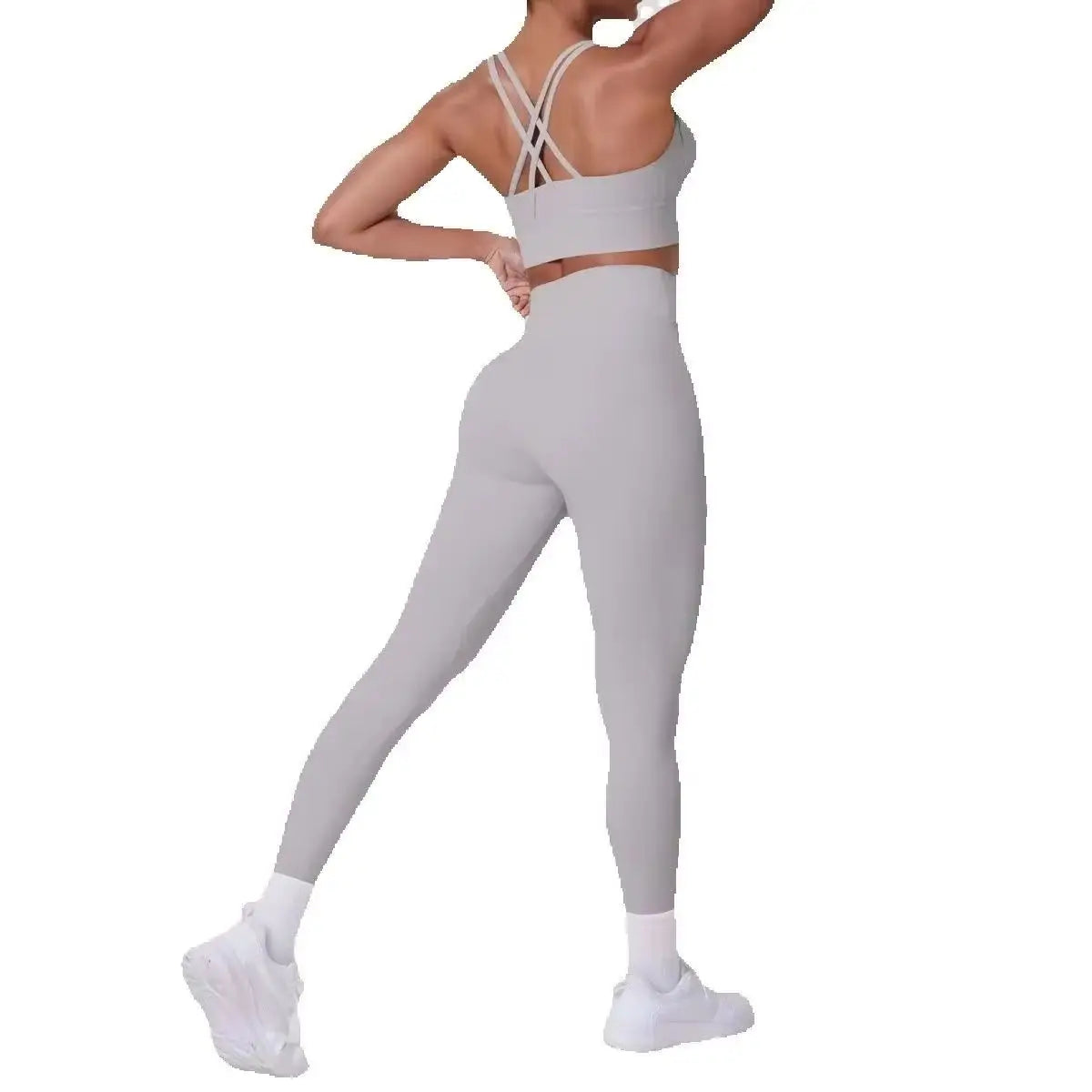 JJUREN Seamless Yoga Suit Women Tracksuit Sports Bra High Waist Leggings Yoga Outfit Gym Set Fitness Workout Clothes Sportswear