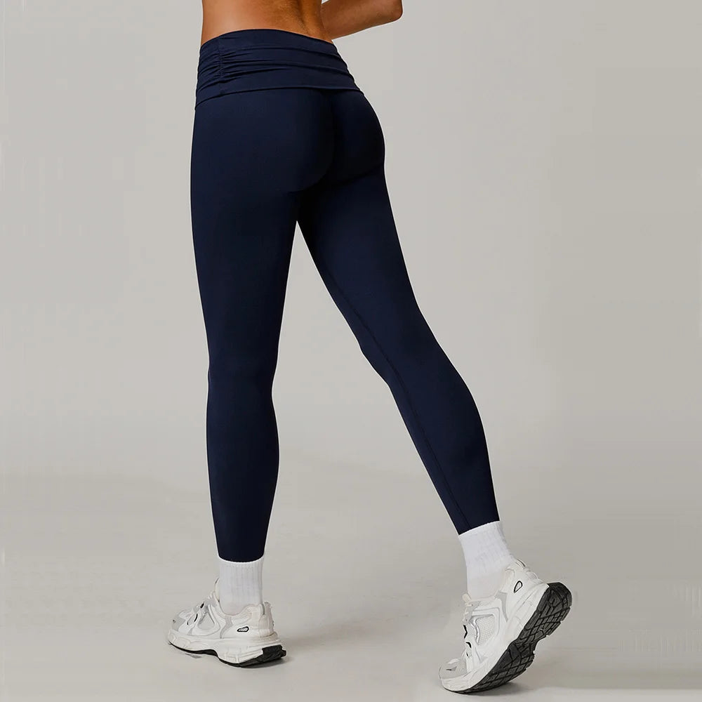 Sports Pants Sexy Gym Leggings Workout Sports Tights Pants Women High Waist Elastic Fitness Leggings Push Up Running Yoga Pants