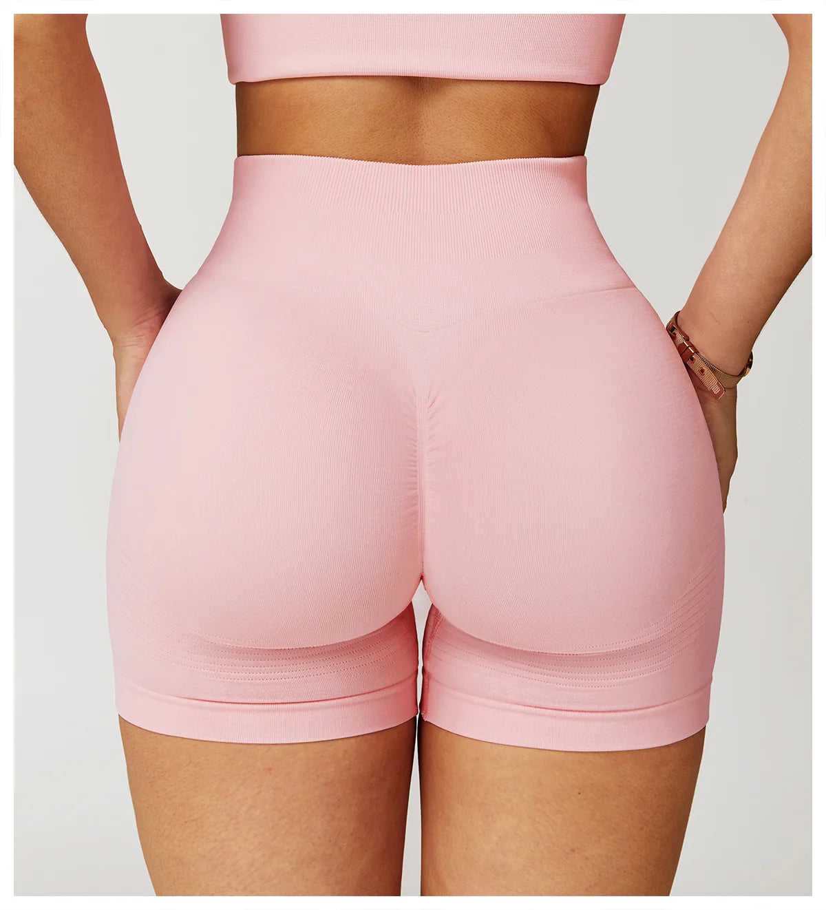 Seamless Yoga Shorts Women High Waist Workout Shorts Lift Butt Fitness Pants Sportswear Fitness Push Up Yoga Gym Running Short