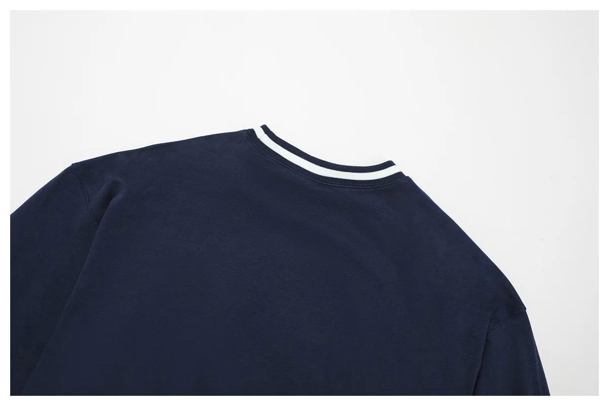 New Color Blocking Hoodie for Women Long Sleeved Loose Round Neck Top Fashionable Hoodie Outdoor Casual Running Sports Top